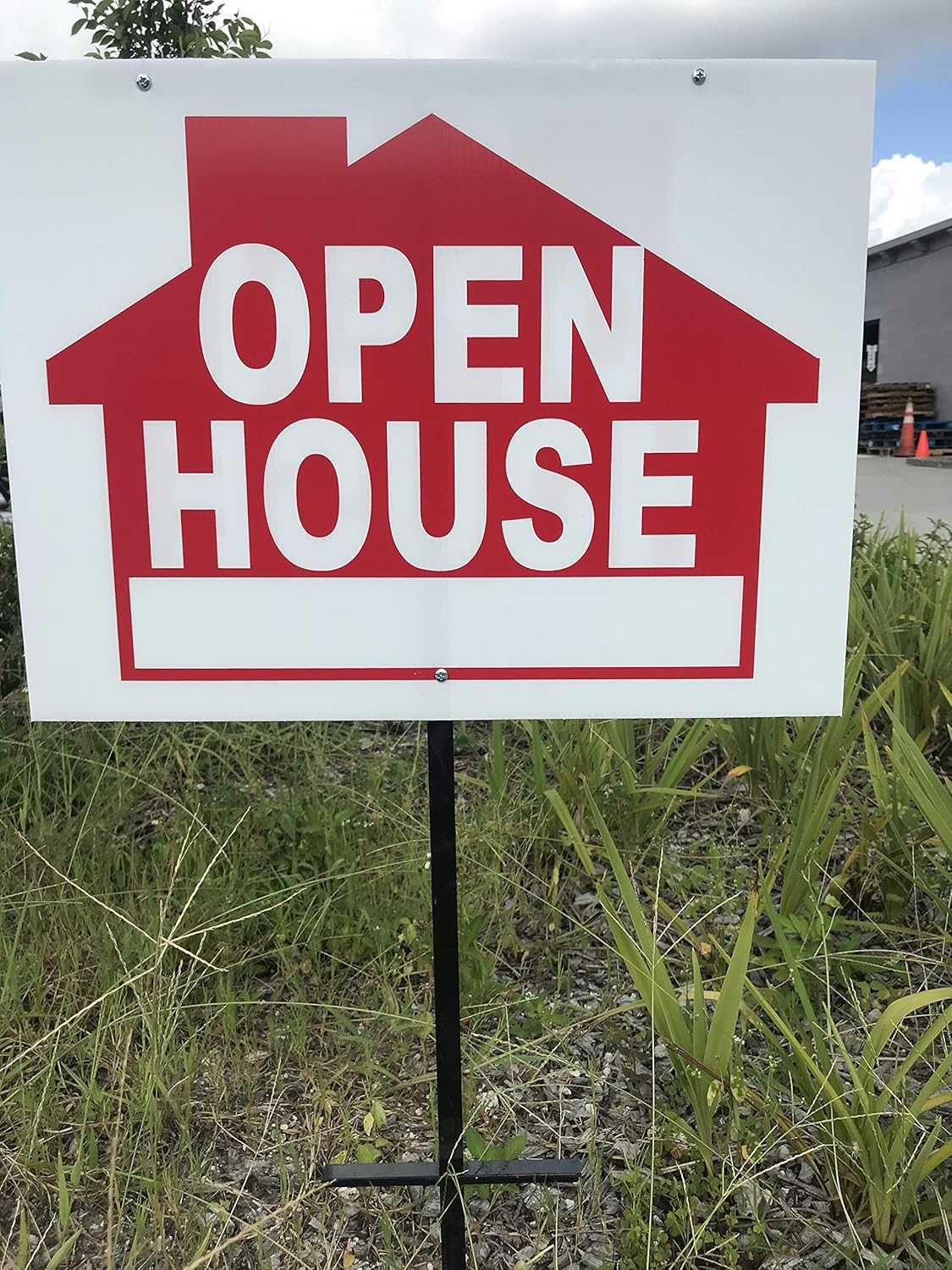 T-Bar Sign Stakes, 2 Pack 42'' Heavy Duty Metal Stake, Use With Panel 18x24 Inch or 24x36 Inch, Signs Not Included (2TBAR-Stake)