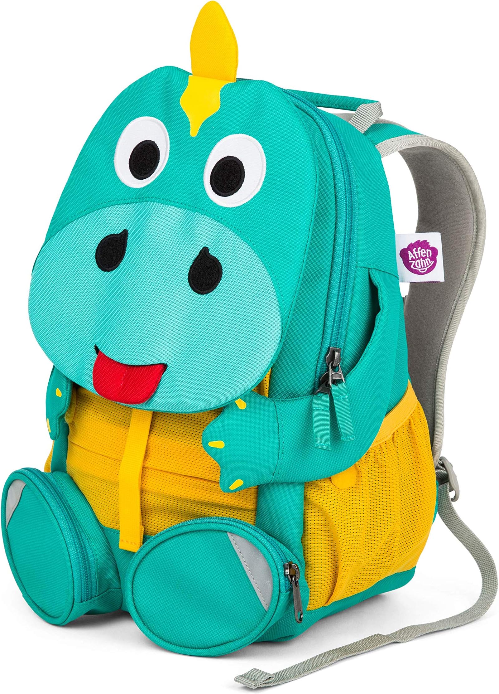Affenzahn Large Friend Didi Dino Turquoise Children's Backpack, 31 cm, 8 liters