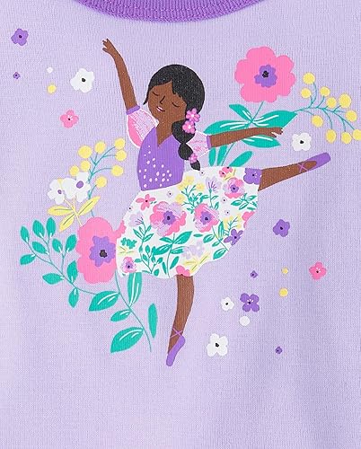 Miniatura 7 de The Childrens Place Conjunto de pijama de 2 piezas de camiseta y pantalones de manga corta para bebé 100  algodón