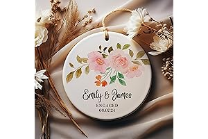 Personalized Engagement Ornament 2024