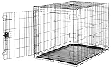 Amazon Basics - Durable, Foldable Metal Wire Dog Crate with Tray