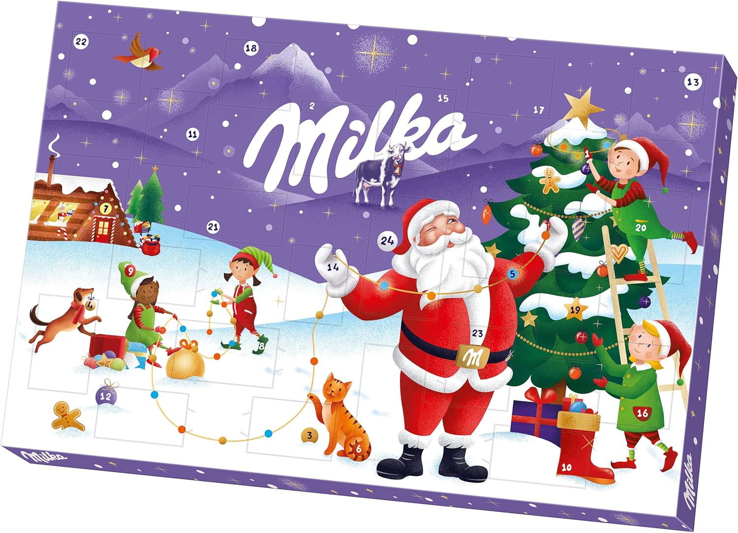 Calendrier de l'Avent Milka : 24 jours de Délices Chocolatés pour Noël - Image secondaire
