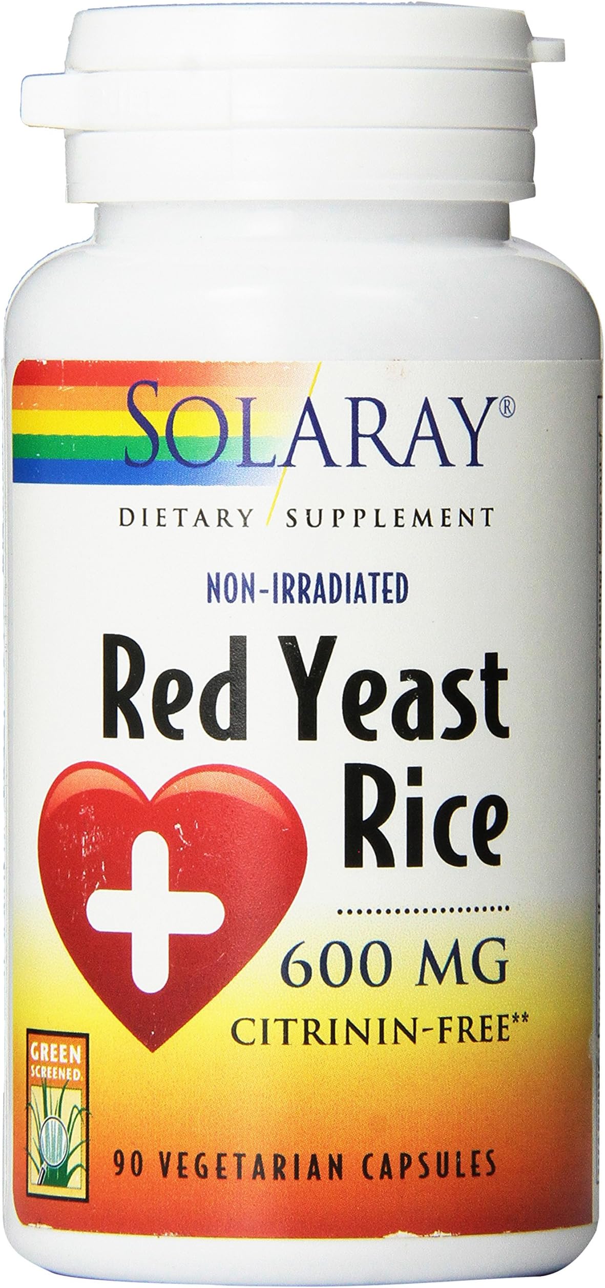 Solaray Red Yeast Rice Plus CoQ1060 Vegetarian Capsules