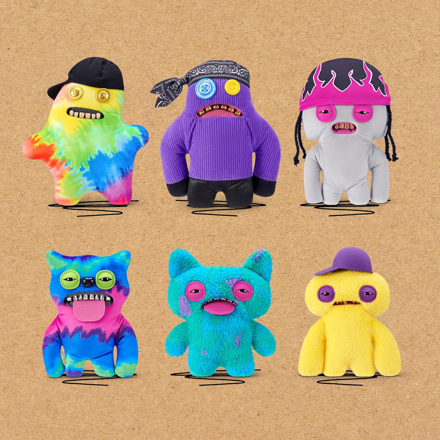 Fuggler Fugg Life 9-Inch Plush Toy (Sir Belch) by ZURU – Funny Ugly Monster Stuffed Animal with Human-Like Teeth, Quirky Collectible Plush for Kids, Tweens, Teens, Adults & Weird Toy Lovers