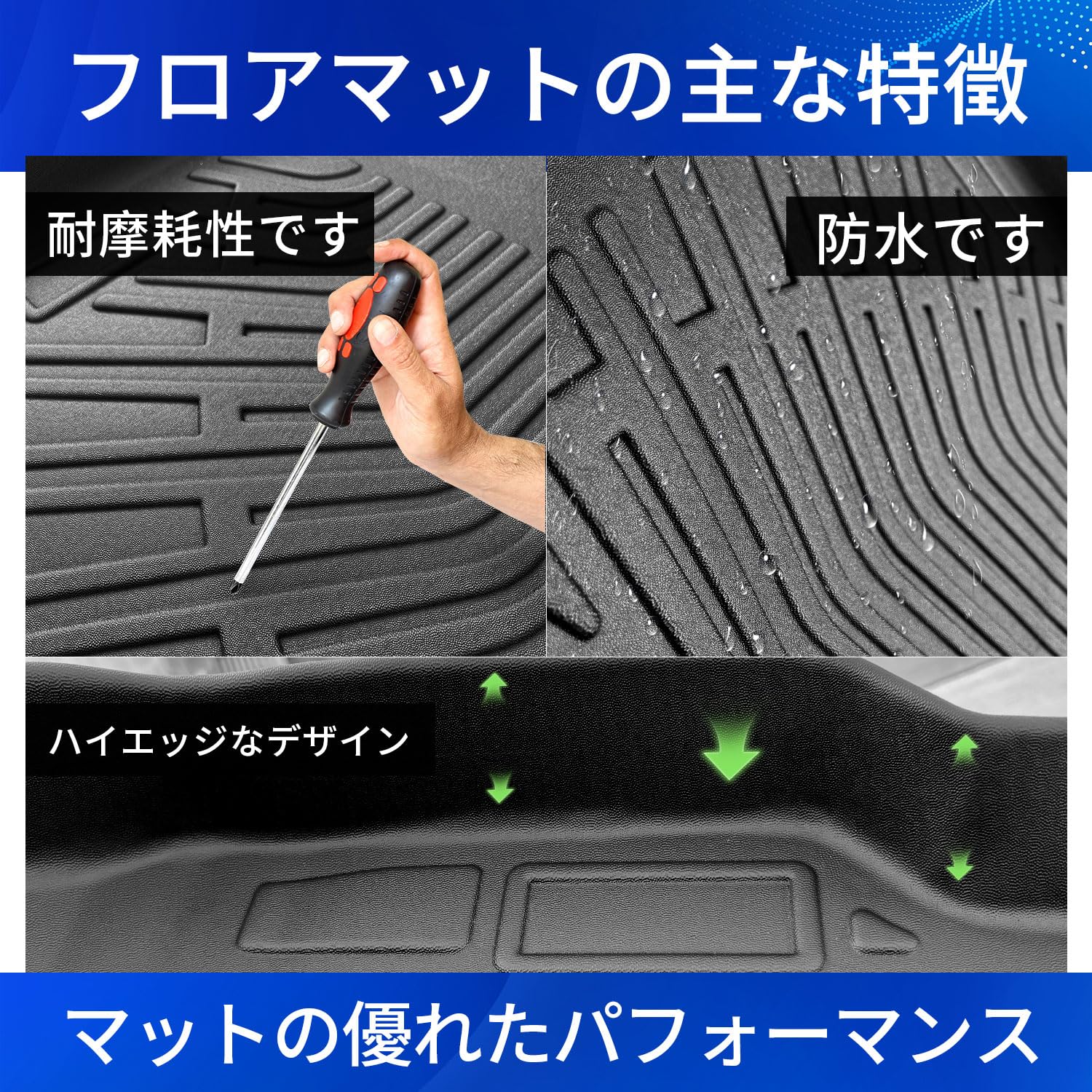 Amazon | Taoredfortune 新型 ダイハツ ムーヴキャンバス フロアマット 