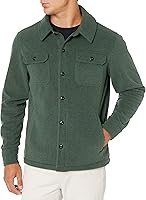 Vista 1 de Tienda Essentials Men's Long-Sleeve Polar Fleece Shirt Jacket