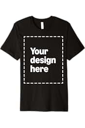 Custom Bella Canvas T-Shirt with Your Image for Men, Women and Kids