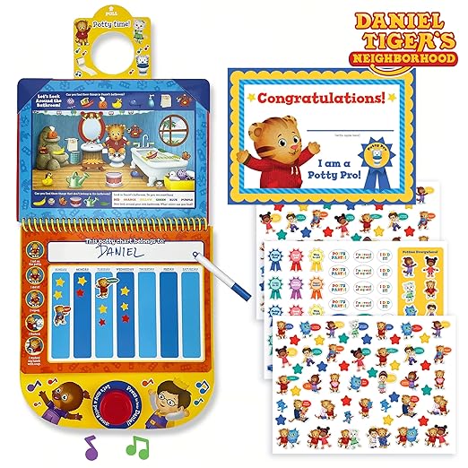Daniel Tiger Potty Training Reward Chart, Potty Time With Daniel
