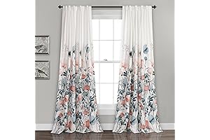 Zuri Flora Curtains: Summertime Serenity for Living Rooms