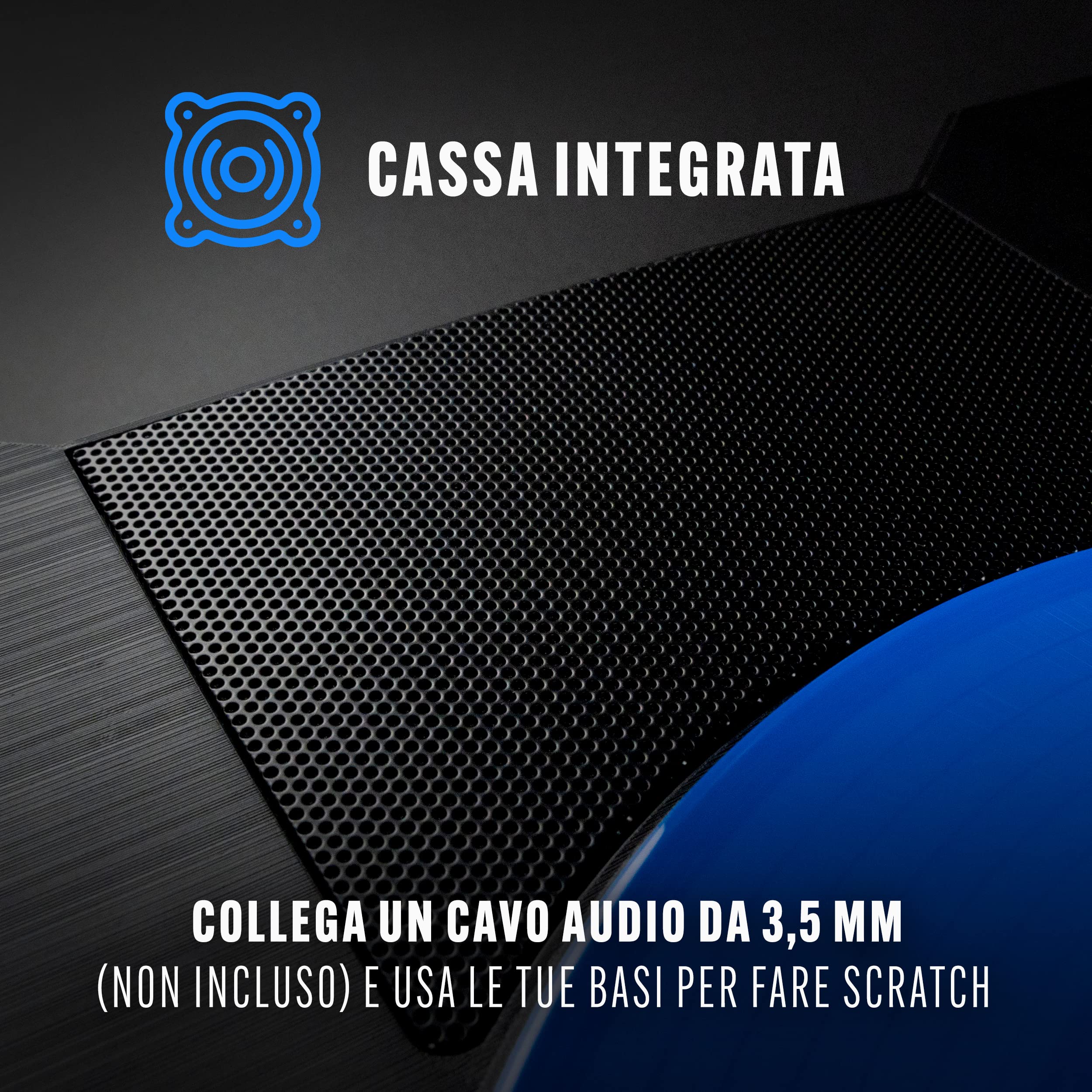Stanton STX - Giradischi scratch per DJ con Innofader Nano crossfader, Bluetooth, cursore Pitch, registrazione USB, cassa, 2 batterie ricaricabili