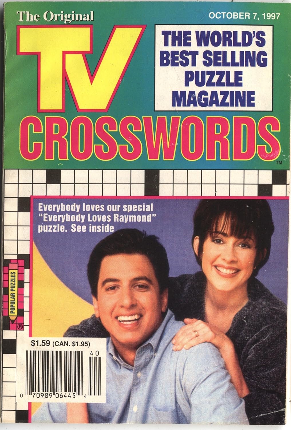 TV Crosswords Magazine October 7, 1997 Special Everybody Loves Raymond