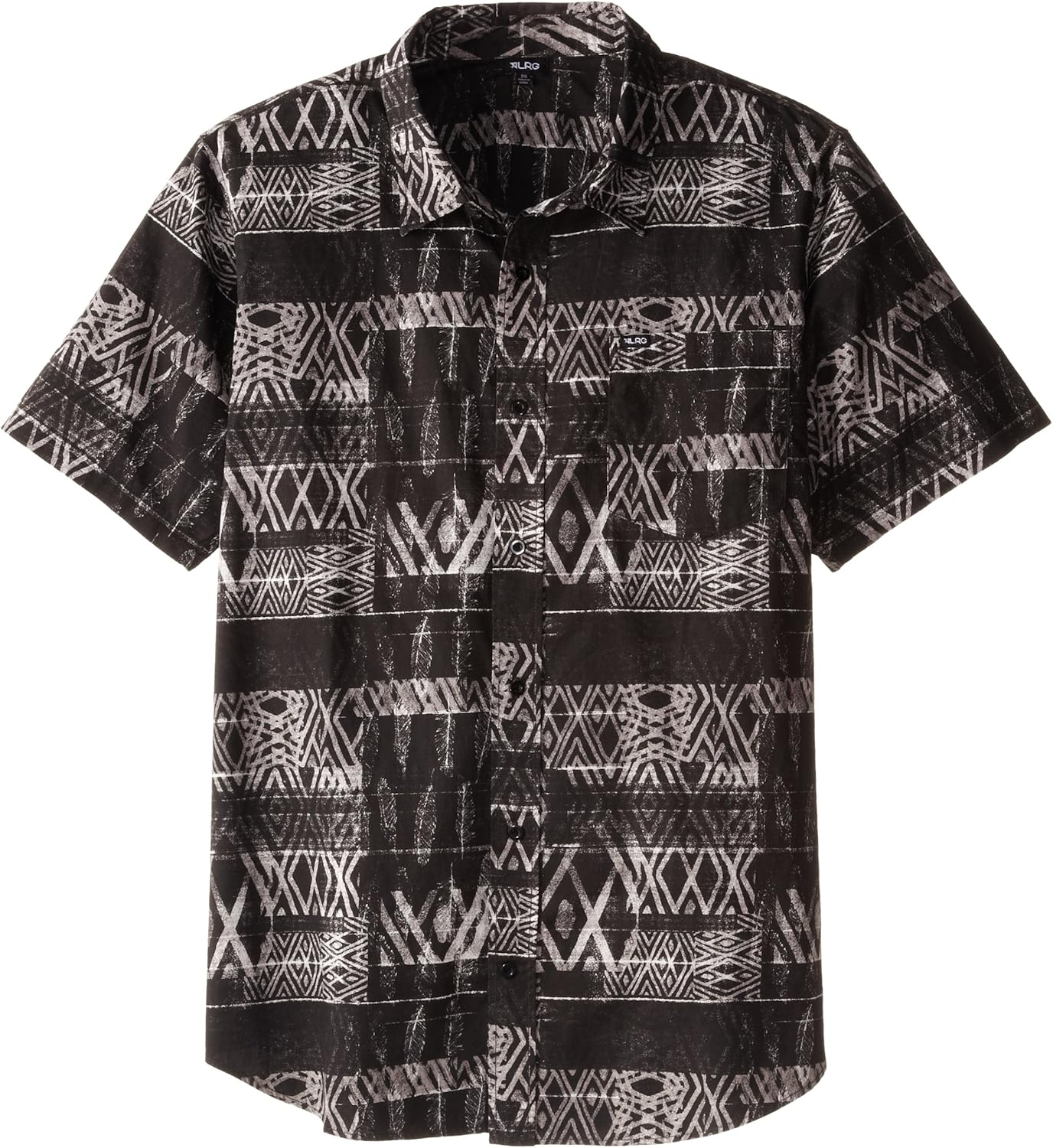LRG Men's Big-Tall Sepik Short Sleeve Woven