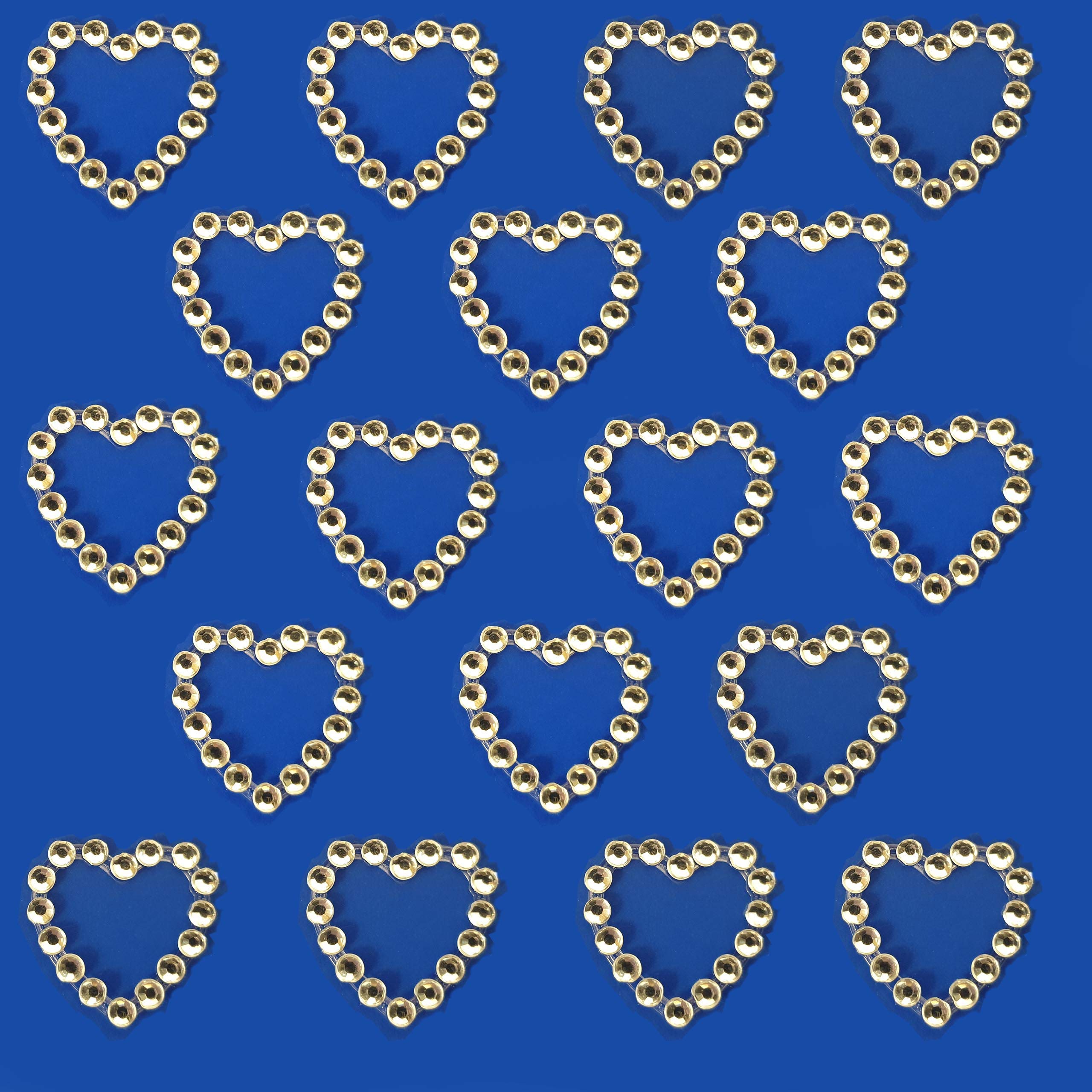 Pebble Eleven Silver 36 X Clear Diamante Heart Stickers 3D Craft Card Wedding Stick On Love Gem Shape