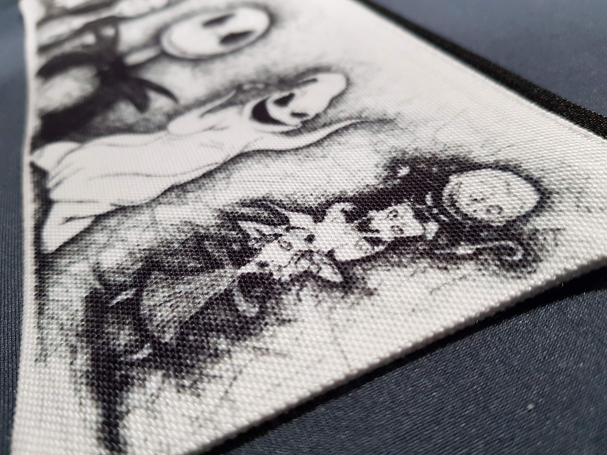 Nightmare Before Christmas Pencil Case or make up bag from hand draw artwork, Off white and black, Medium - Image 3