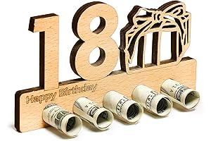 18th Birthday Gifts Wooden 18th Birthday Money Gift 20 x 40cm