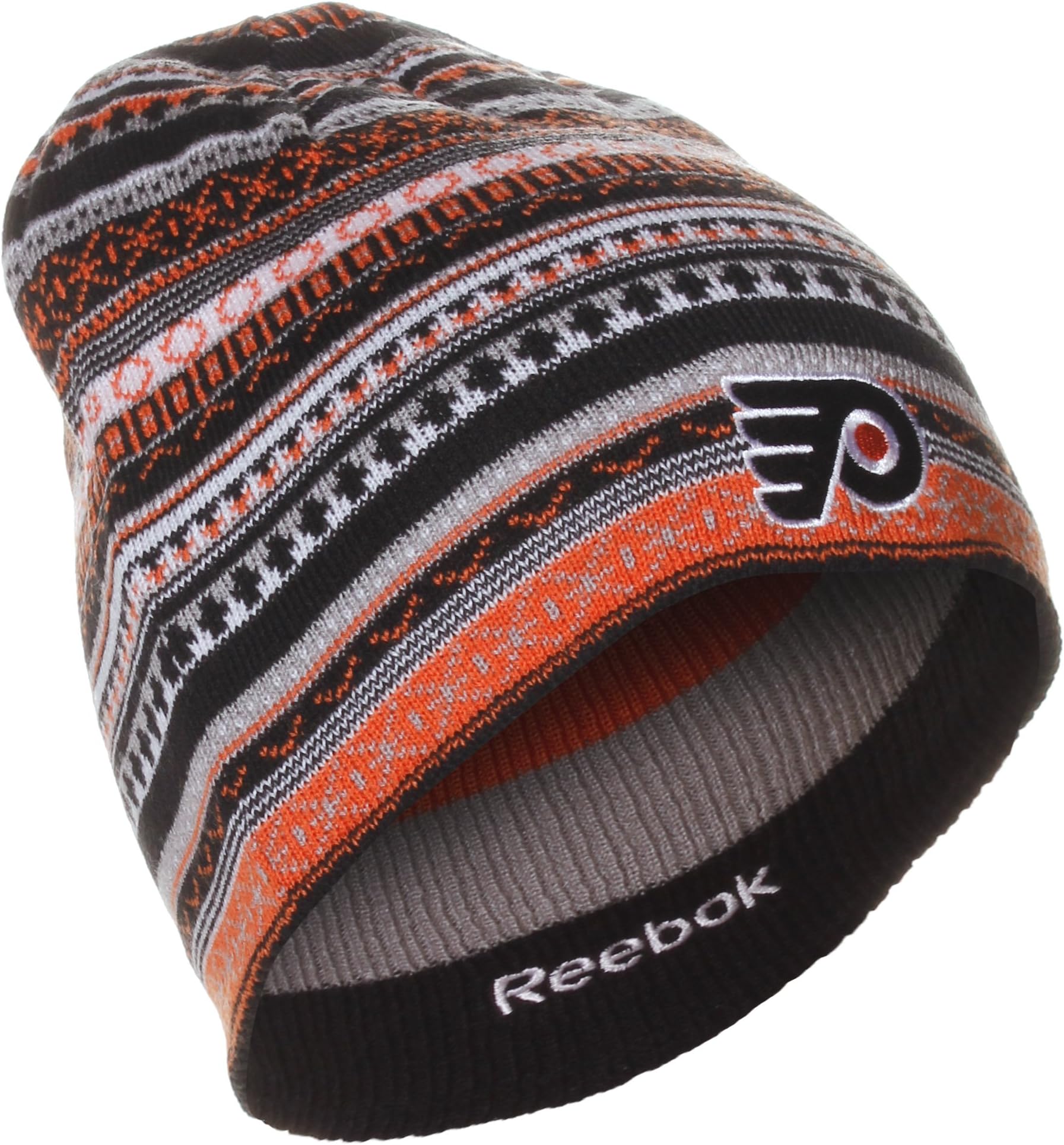 Reebok Philadelphia Flyers Winter Classic 2012 Reversible Knit Hat