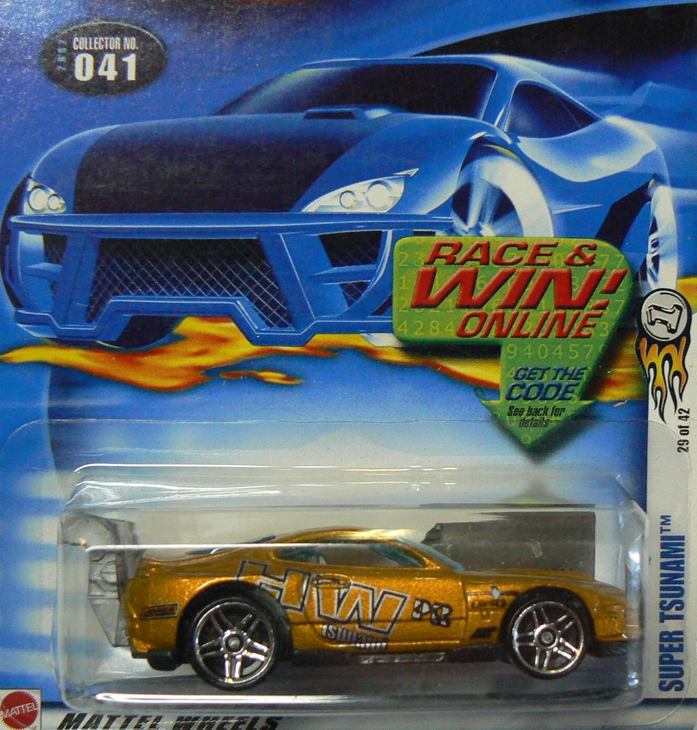 Hot Wheels 2002 Primeiras Edições Super Tsunami Collector Car 1:64 Escala