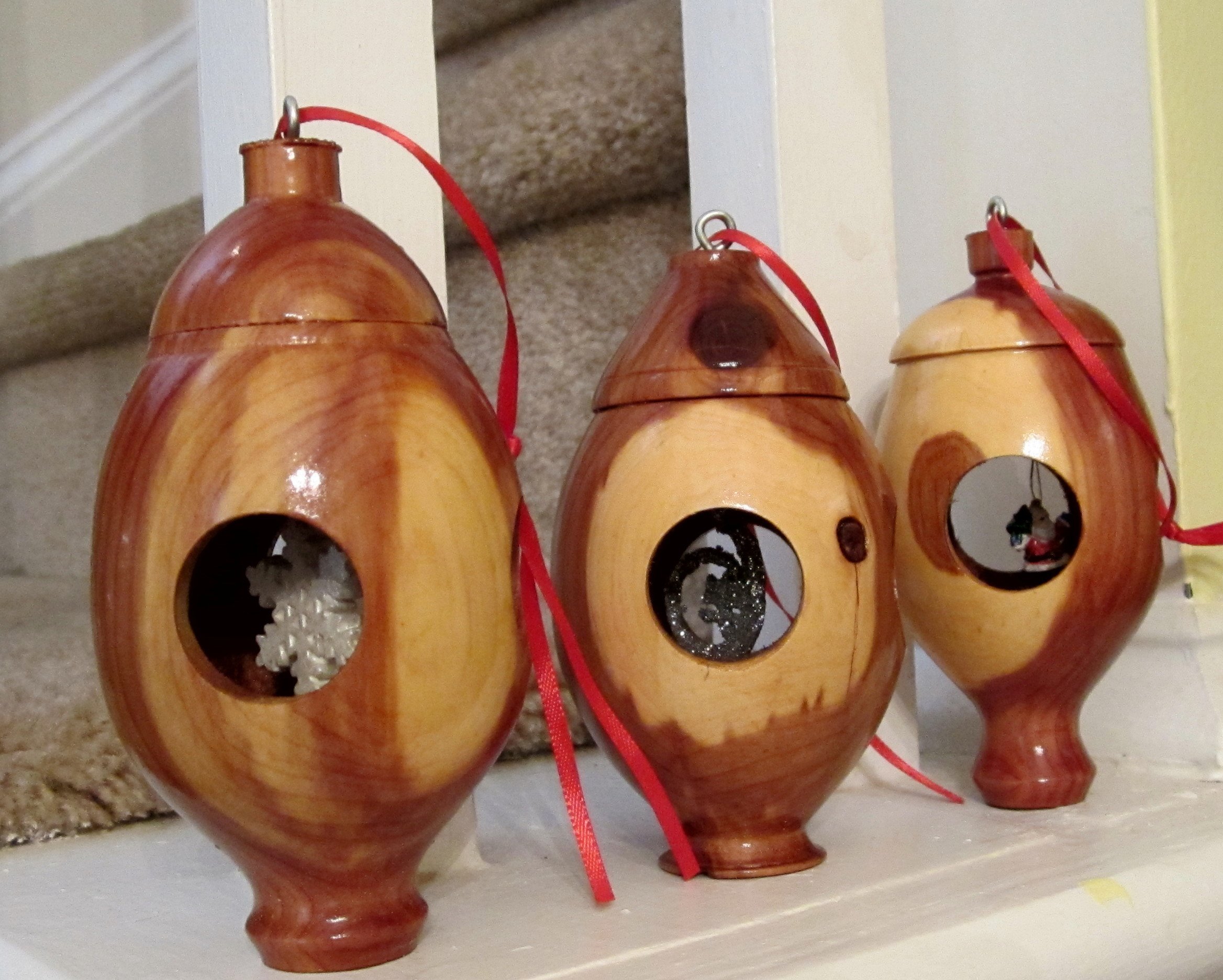 Cedar Christmas Ornament