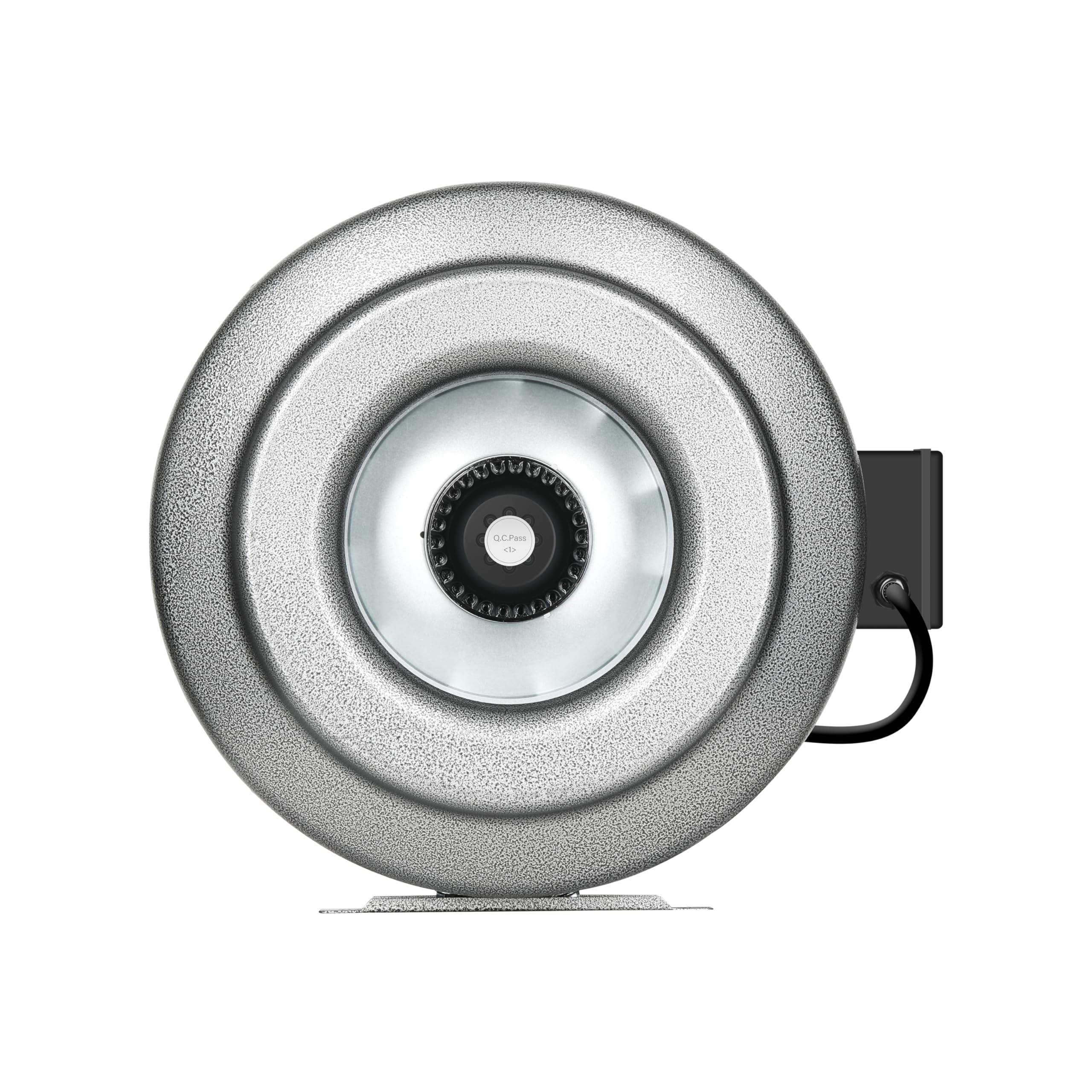 HealSmart 12 Inch Inline Duct Fan, 1060 CFM Ventilation Duct Fan HVAC Exhaust Blower for Grow Tents, Hydroponics, Kitchen, Basement, Silver