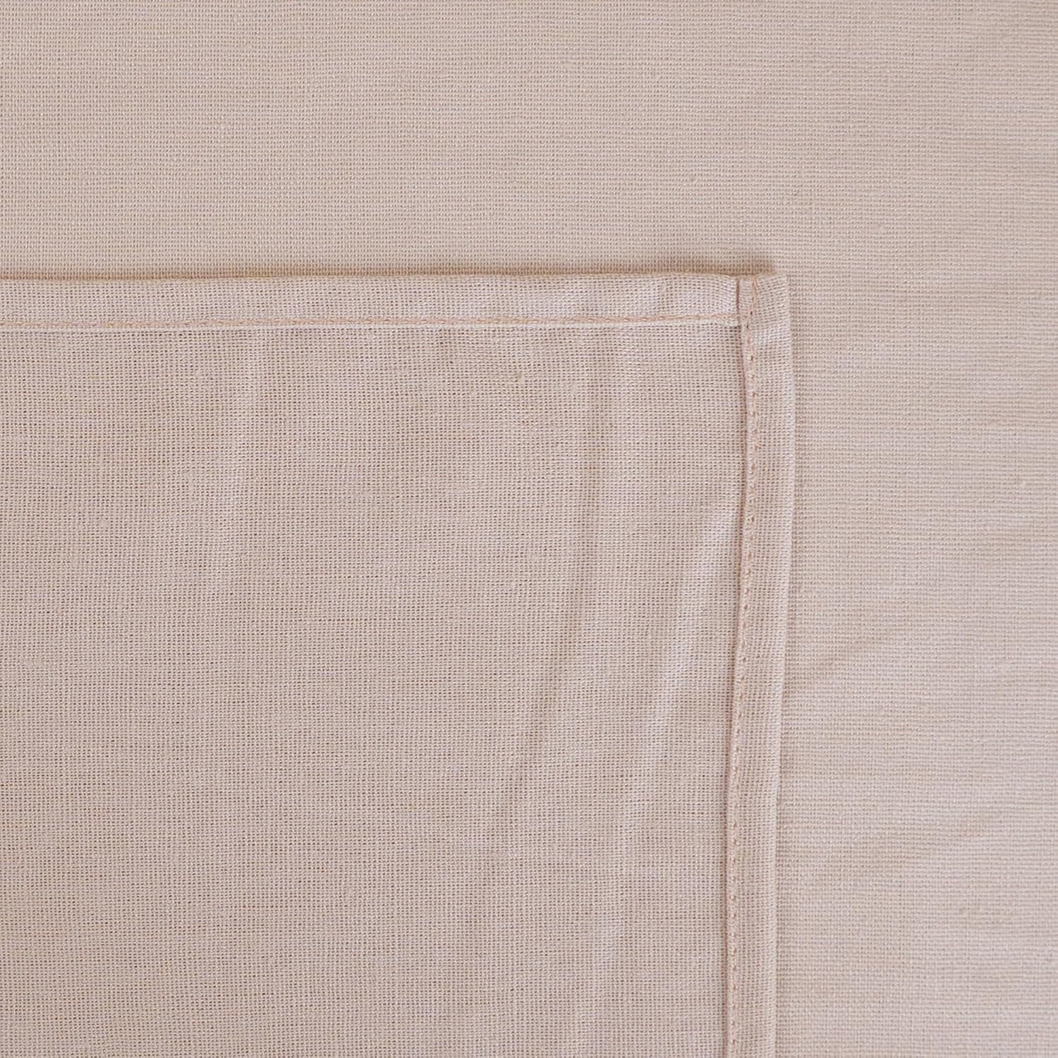 Solid Color Linen Blended Thin Dinner Cloth Napkins - Set of 12 (40 x 40 cm) - for Wedding Parties Events & Home Use (Champagne) image 3