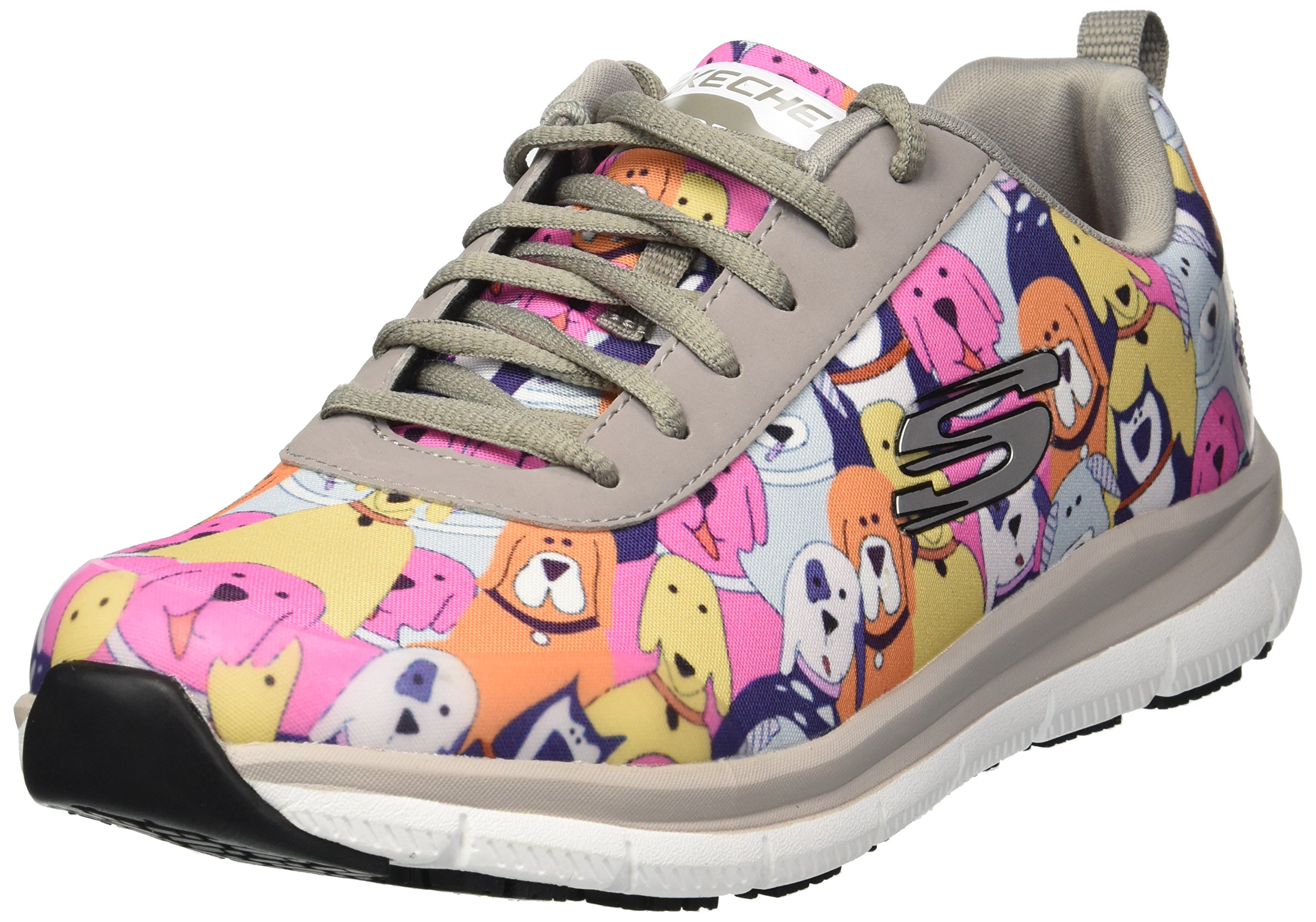 Dog pattern shoes