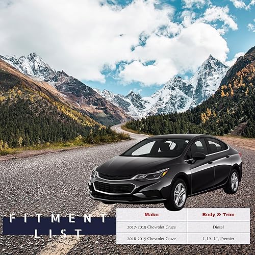 Miniatura 7 de Spieg Espejo lateral del conductor para Chevrolet Cruze 2016-2019 | Montaje de espejo lateral izquierdo con ajuste de potencia, vidrio calentado,