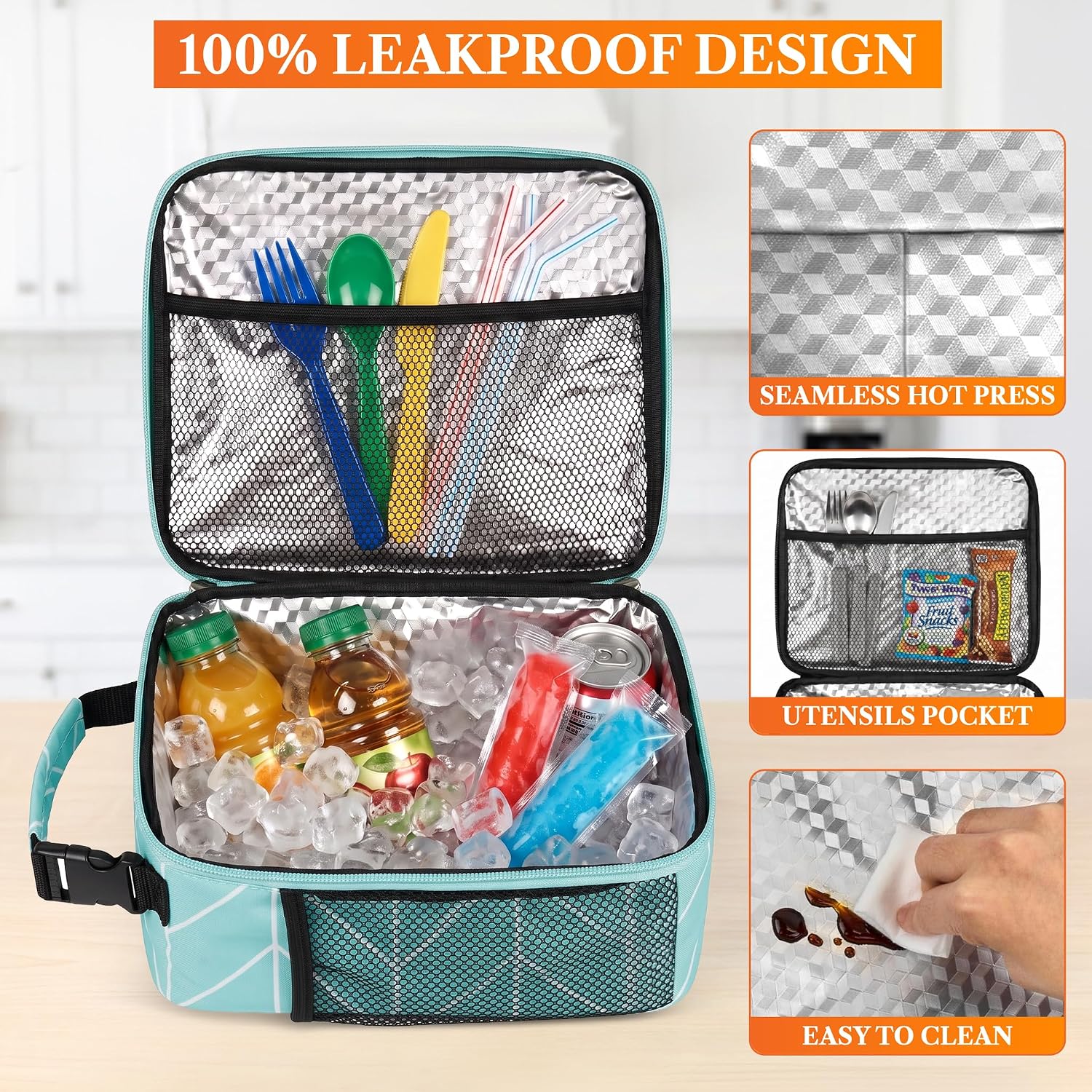 Opux Insulated Lunch Box Kids Adults