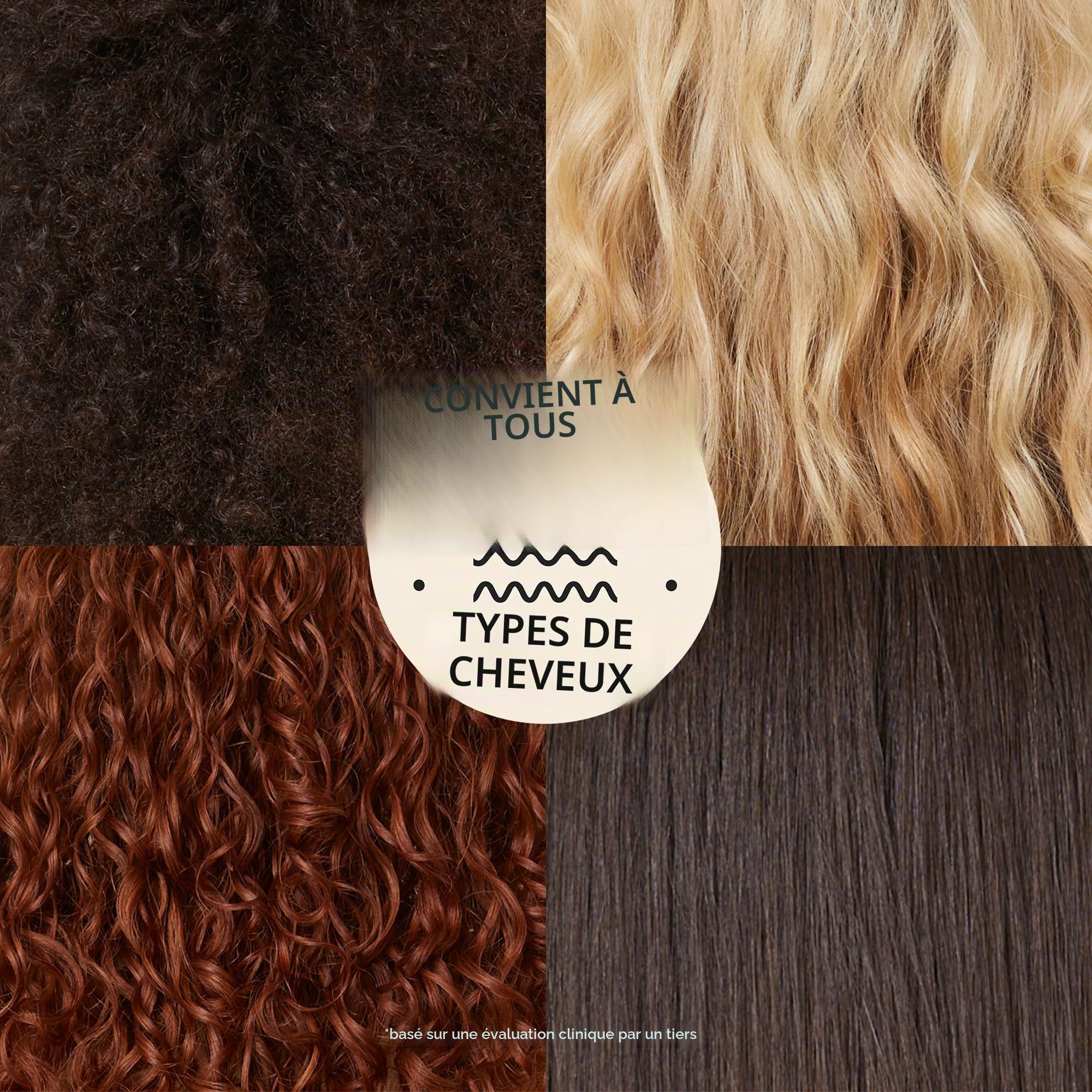 Fable & Mane Après-shampoing démêlant sans rinçage Protection UV pour cheveux lisses, hydratés et sans nœuds. Enrichi en aloe vera
