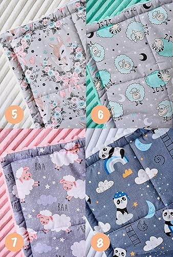 Miniatura 8 de Personalized Baby Sleep Sack, Cozy Warm Minky Blanket, Newborn Sleeping Bag 4 Season, 3in1 Warm Pram Footmuff, Infant Nursery Swaddle Envelope