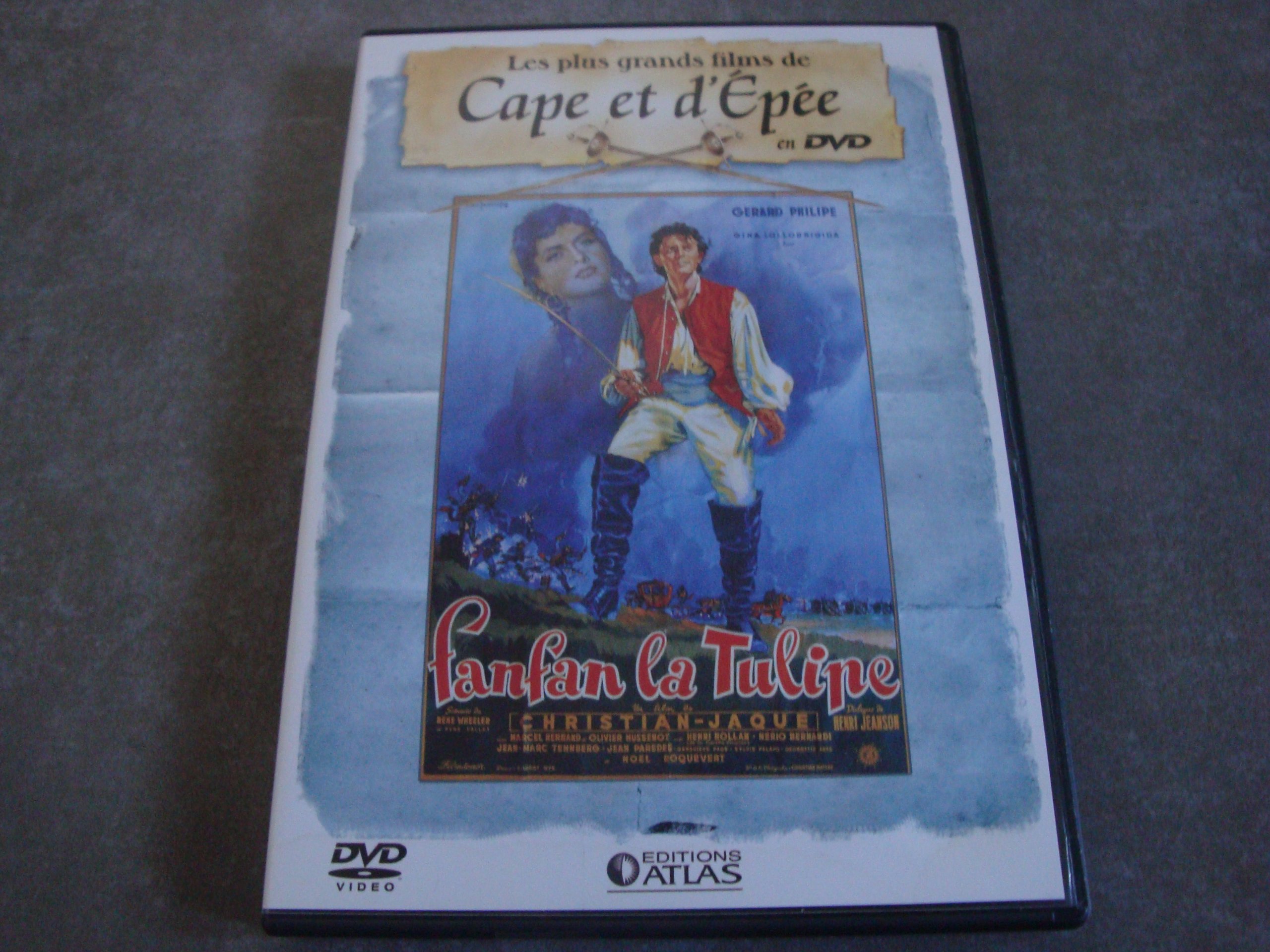 DVD Fanfan la Tulipe Christian Jaque con edición de importación original Reino Unido