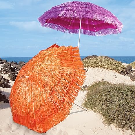 Sonnenschirm "Hawaii", pink : Amazon.de: Garten