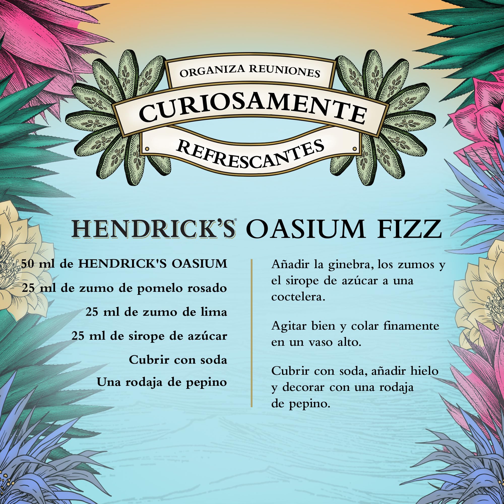 Hendrick’s Oasium Gin, Edición Limitada, 70cl