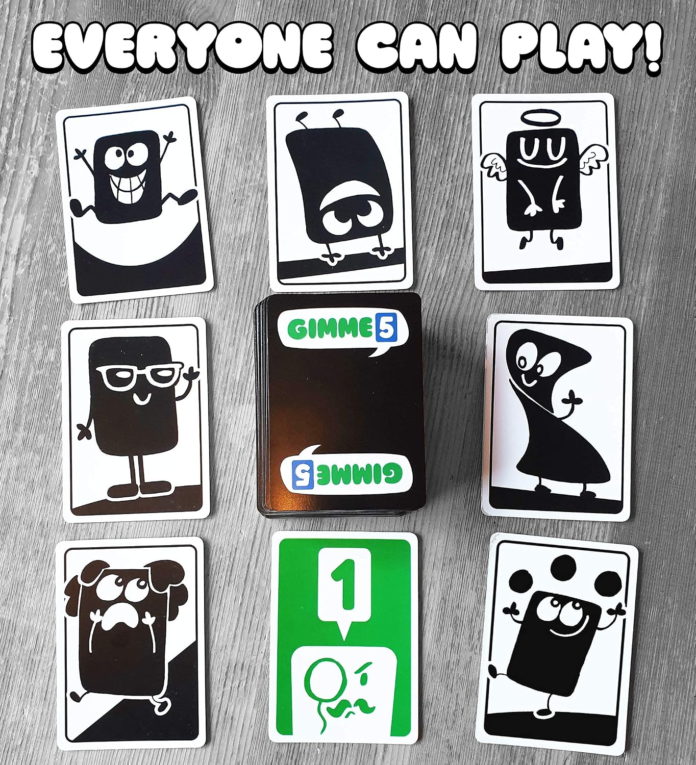 Gimme 5! Card Game - 'Everyone can Play! Anyone can Win!' Family Card Game  for Kids, Teenagers, Friends and Families to Play Together : Amazon.ca:  Everything Else