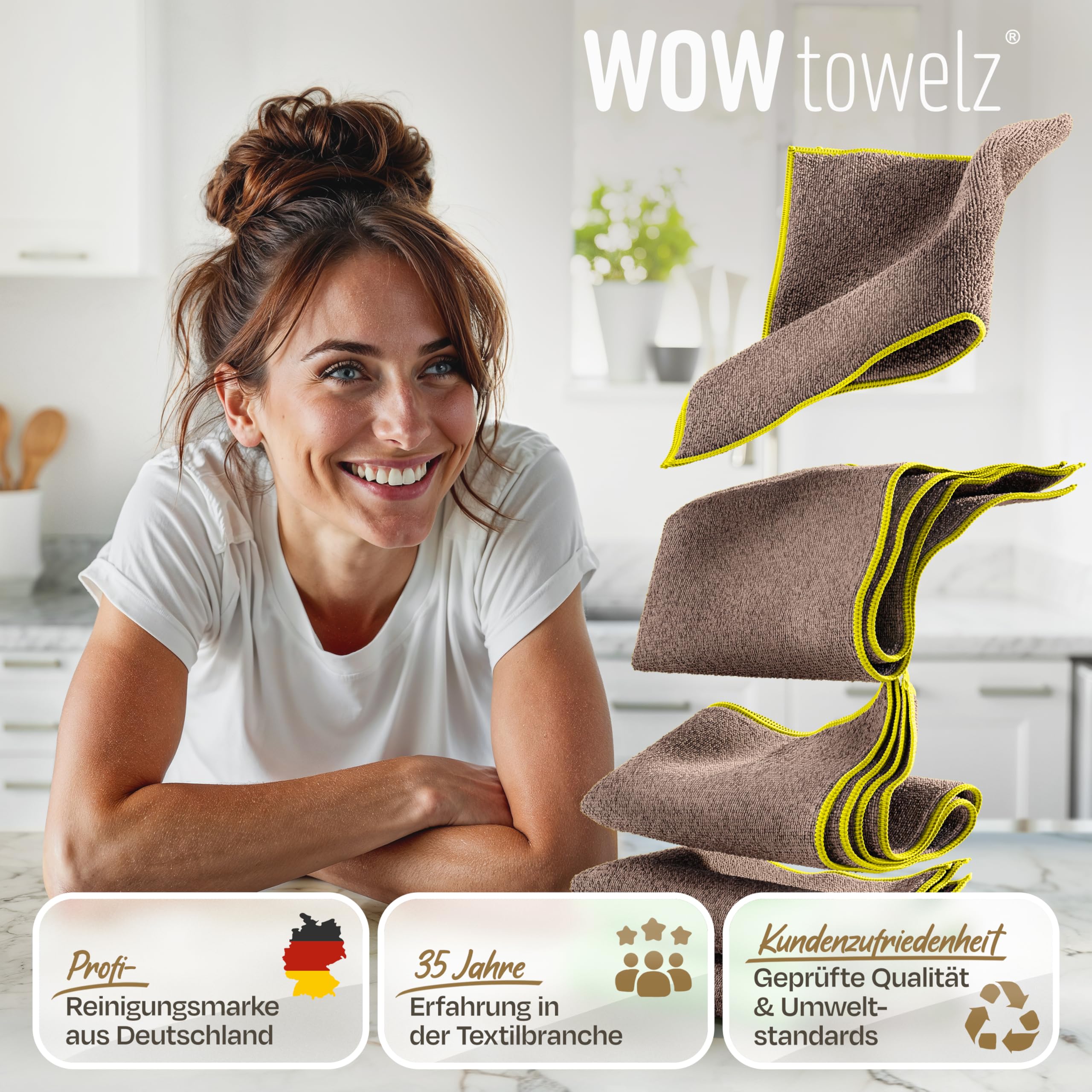 Ściereczki z mikrofibry do kuchni, łazienki, gospodarstwa domowego i samochodu – chusteczki do czyszczenia, tektura do czyszczenia, ściereczki z plastiku pochodzącego z recyklingu, zestaw 50