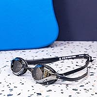 Vista 41 de ARENA Gafas de natación unisex Python Racing para hombres y mujeres, antivaho, sin fugas, máxima comodidad, doble correa, lente con espejo/sin espejo