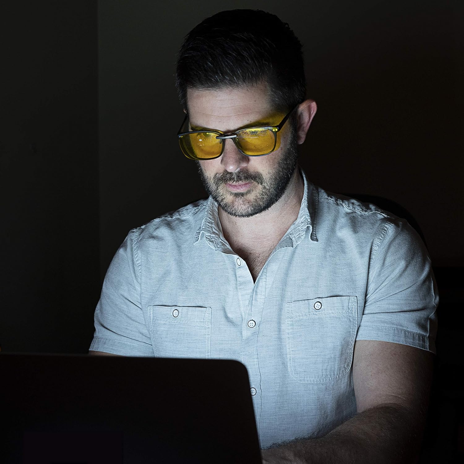 Buy 1 get 1 Clip On 87% Blue Light Glasses Help You Sleep Better and Stop Eye Strain, Headaches and Migraines So You Can Feel Better, Look Better and Live Better