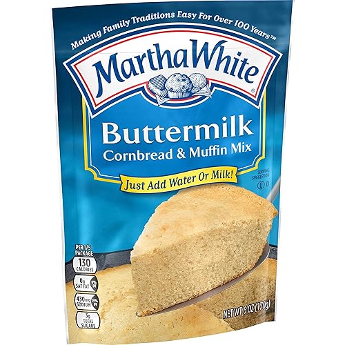 Miniatura 5 de Martha White Mezcla de pan de maíz y muffins, 6 onzas (paquete de 1)