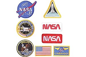 NASA Iron On Patches: Stellar Accessory for Space Enthusiasts