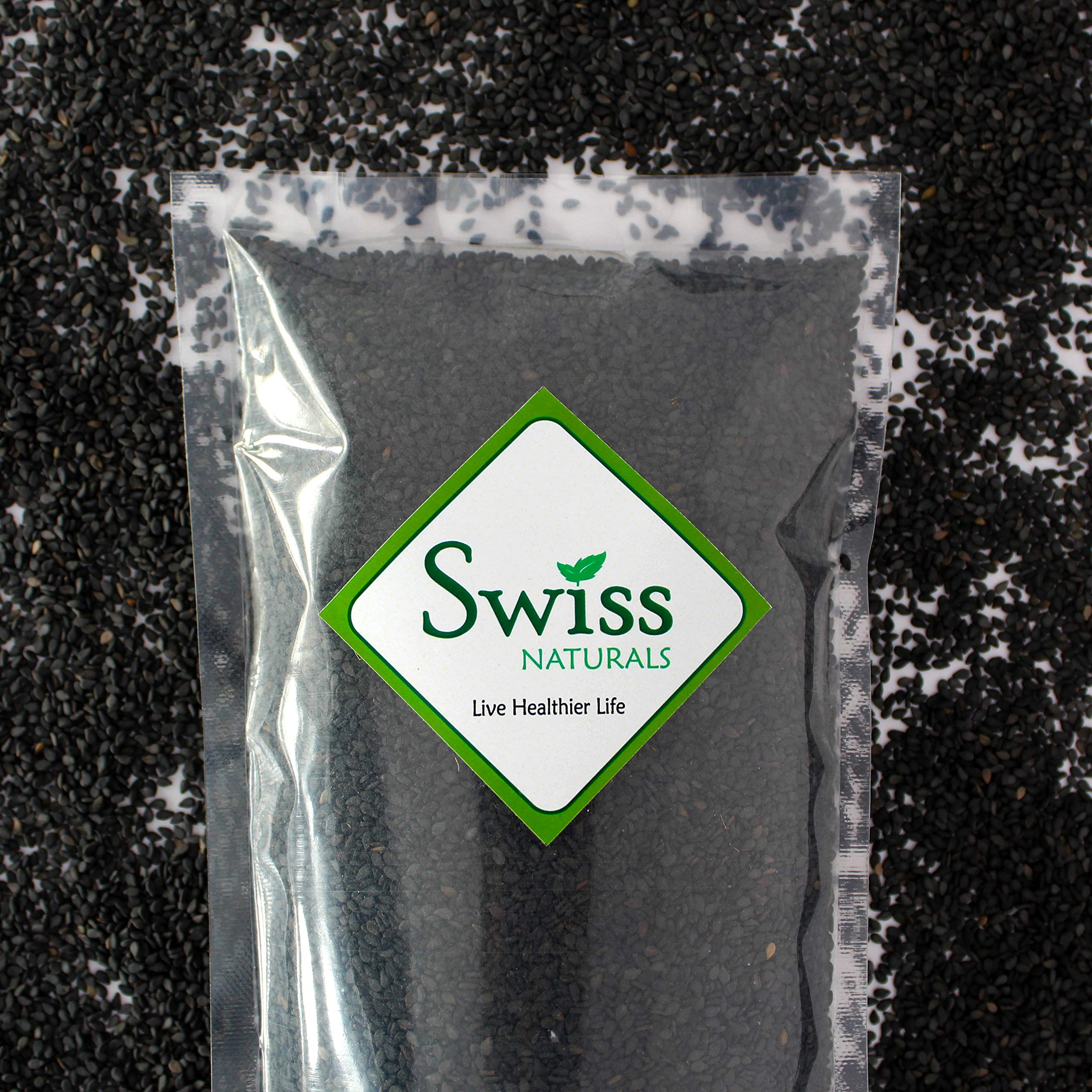 Swiss Naturals Black Sesame Seeds | Kale Till | Kala Til, 250 gm 2