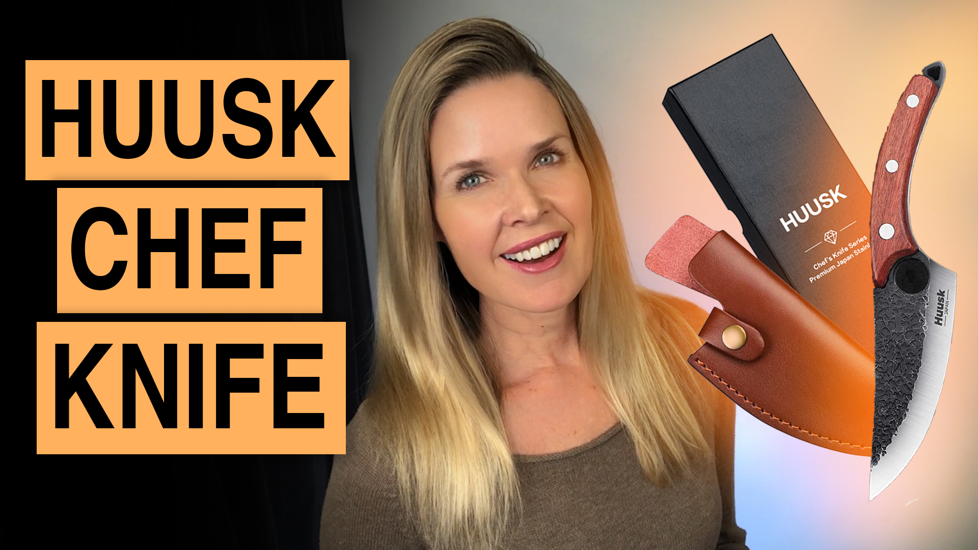 WHAT YOU GET & REVIEW Huusk Japan Viking Chef Knife