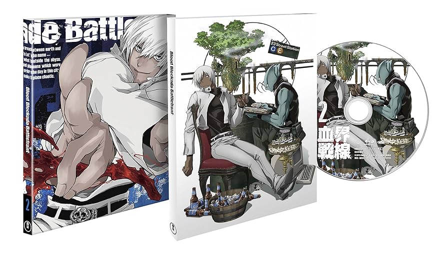 【特別価格】　初回生産限定特典付き　血界戦線 第1巻　第2巻 Amazon.co.jp: 血界戦線 第2巻 (初回生産限定版) [DVD] : 小山