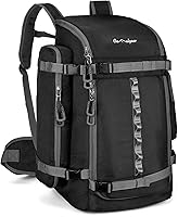 Vista 1 de Bolsa para Botas de Esquí de 65L, Bolsa de Viaje Grande Tipo Duffel, Mochila para Botas de Esquí de 1680D Nylon Impermeable y Acolchada