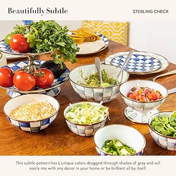 【タイムセール】MACKENZIE-CHILDS セラミックトレイ、装飾、食器 Amazon.com | MACKENZIE-CHILDS Enamel Serving Platter