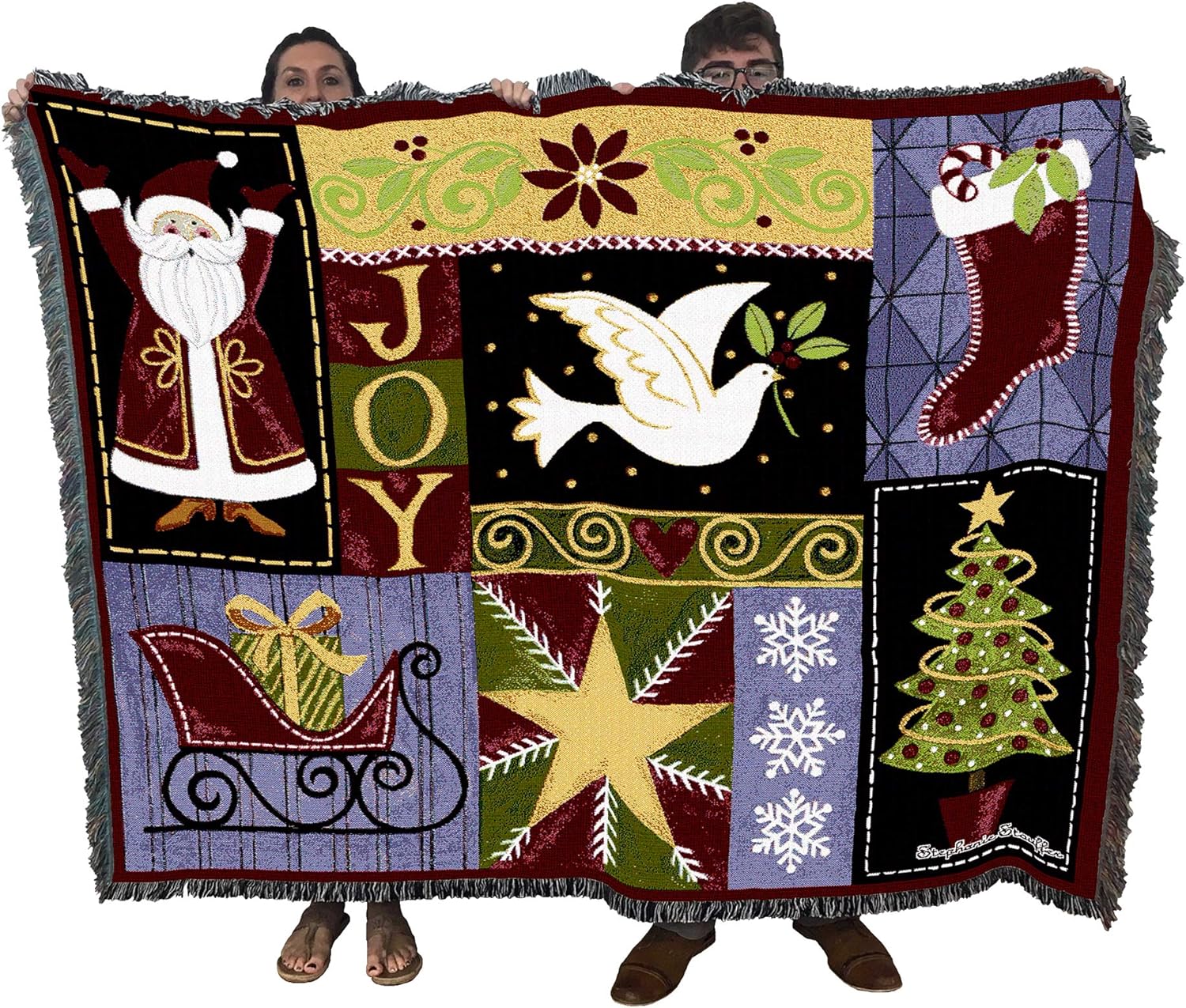 Pure Country Weavers Christmas Icon Tapestry