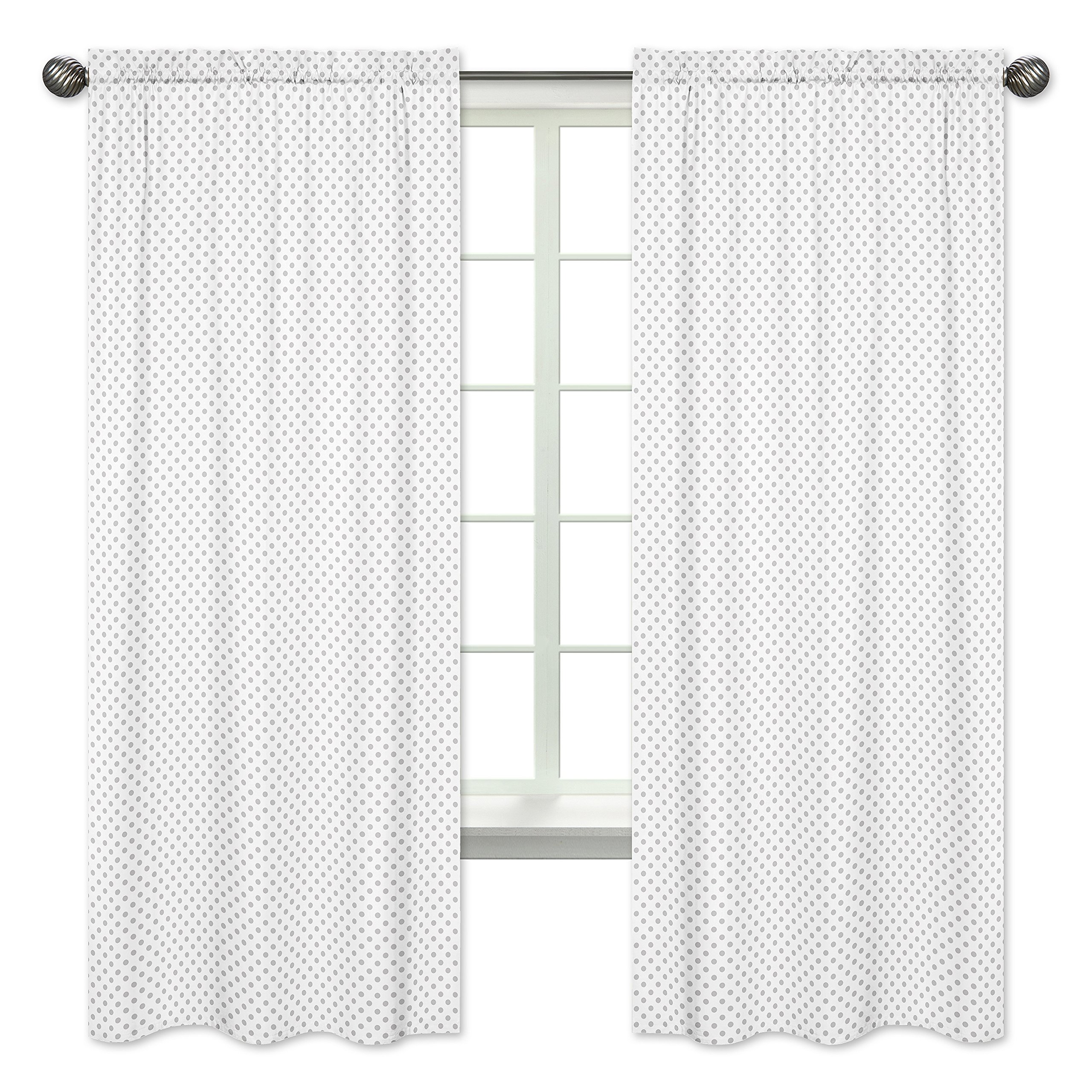 Grey Polka Dot Curtains Curtains & Drapes 2023