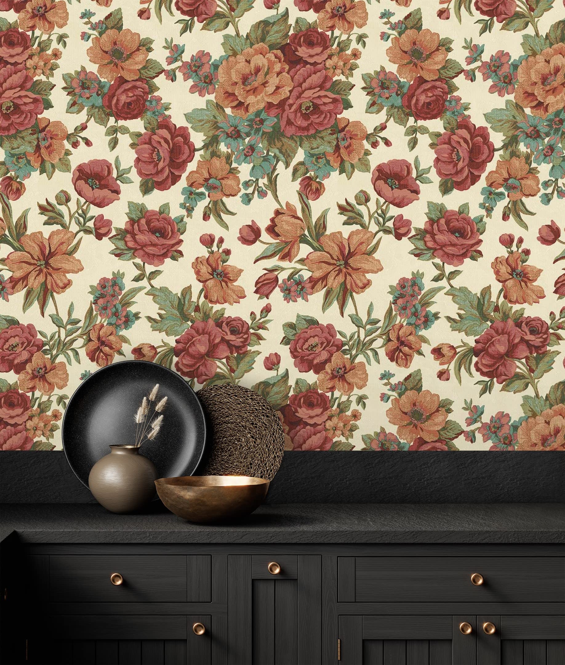 Papier peint fleurs romantiques GAULAN pour transformer votre chambre