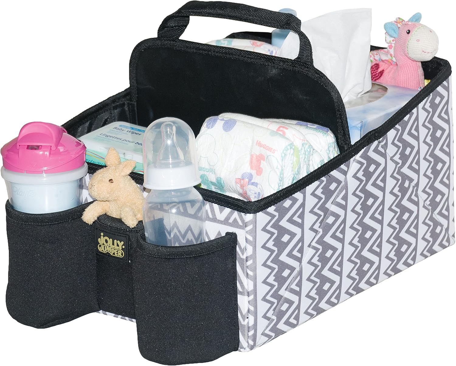 Jolly Jumper Travel Caddy, Grey/White