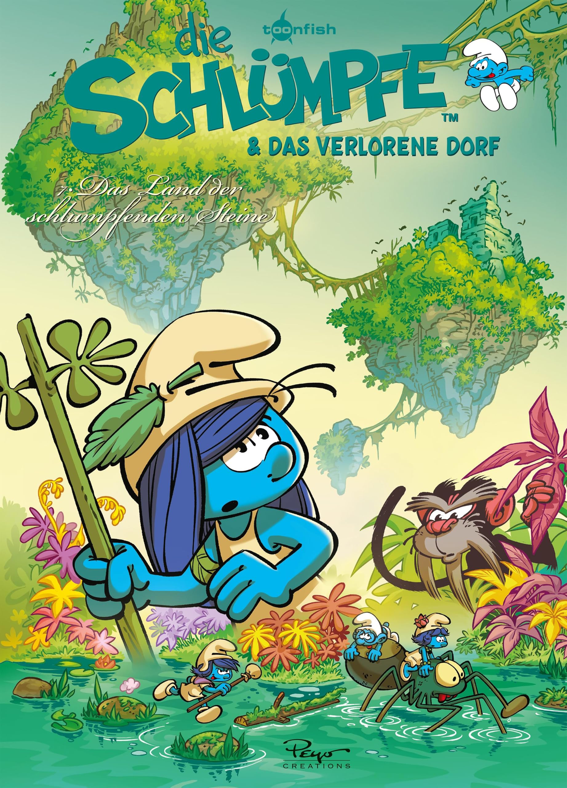 Die Schlümpfe und das verlorene Dorf. Band 7: Das Land der schlumpfenden Steine