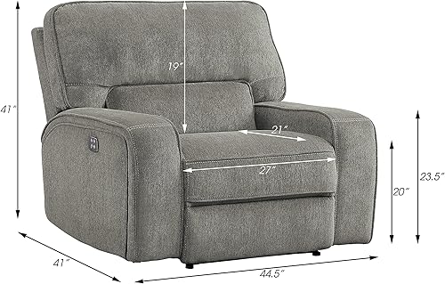 Miniatura 2 de Lexicon Atherton - Juego de sofá reclinable de 3 piezas de tela de chenilla, color moca