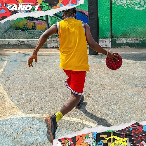 Miniatura 3 de AND1 Street Ink - Balón de baloncesto de goma, tamaño reglamentario oficial 7 (29.5 pulgadas), diseño de canal profundo, hecho para interiores y